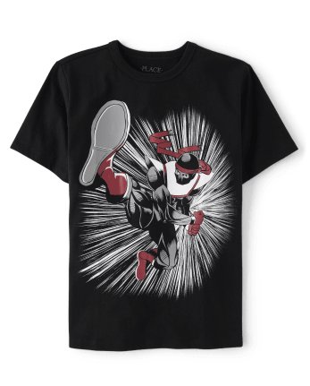 Boys Ninja Graphic Tee - Black