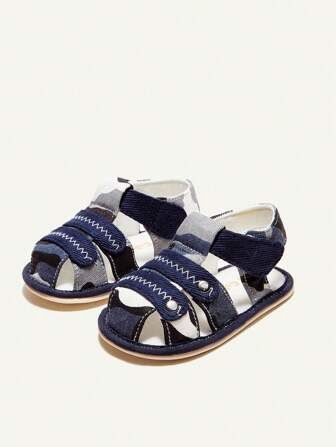 Summer New Arrival Camo Soft Comfortable Baby Boys&#39; Walking Shoes