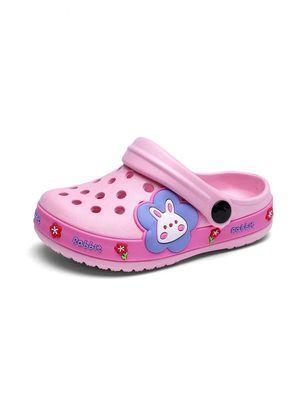 Cute Cartoon Patterned Kids' Jelly Shoes For Girls
