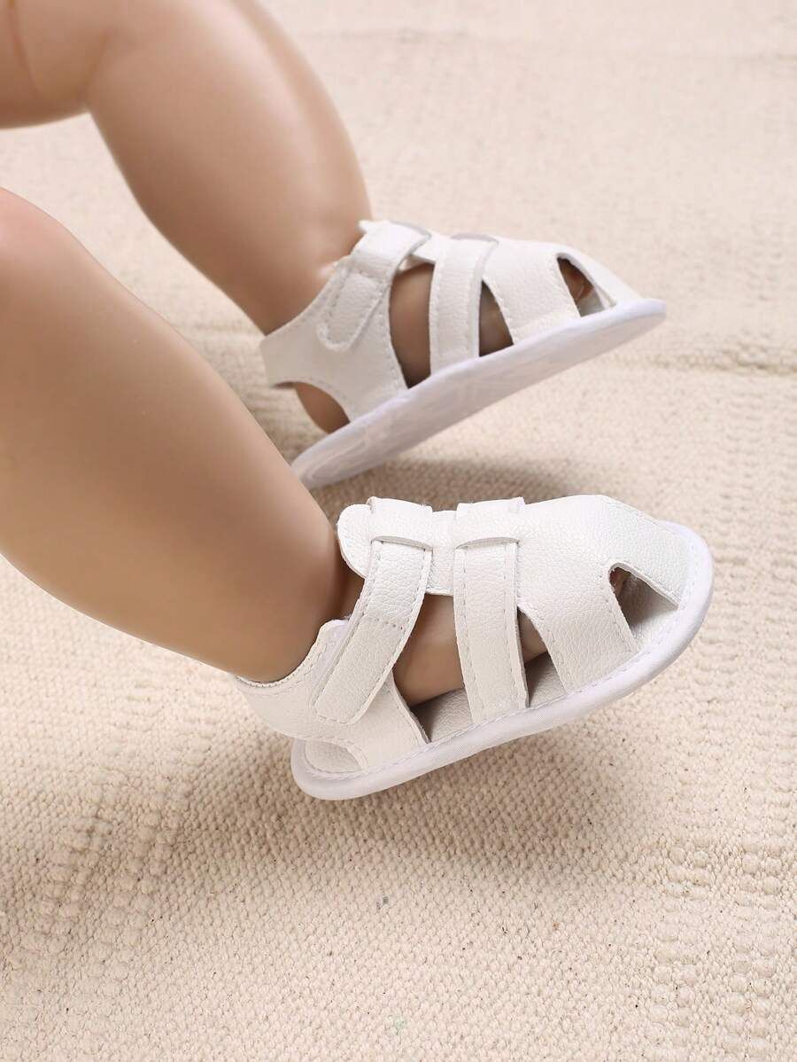 Baby Summer Soft Sole Pre-Walker Sandals With Hook And Loop Closure