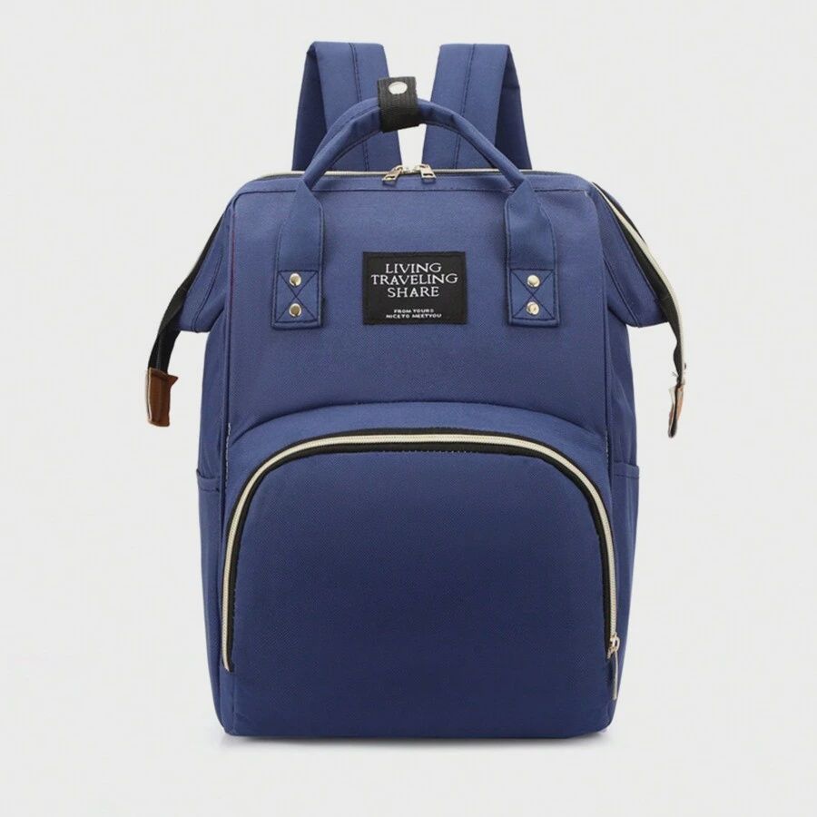 Simple Portable Diaper Bag Backpack For Mom;