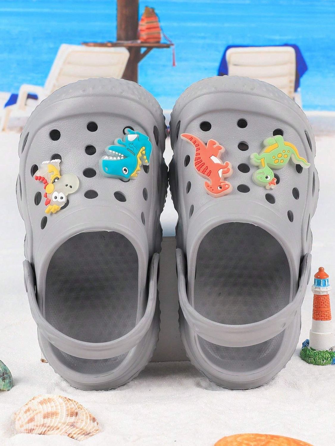 Hollowed Out Sneakers Luminous Floral Crocs