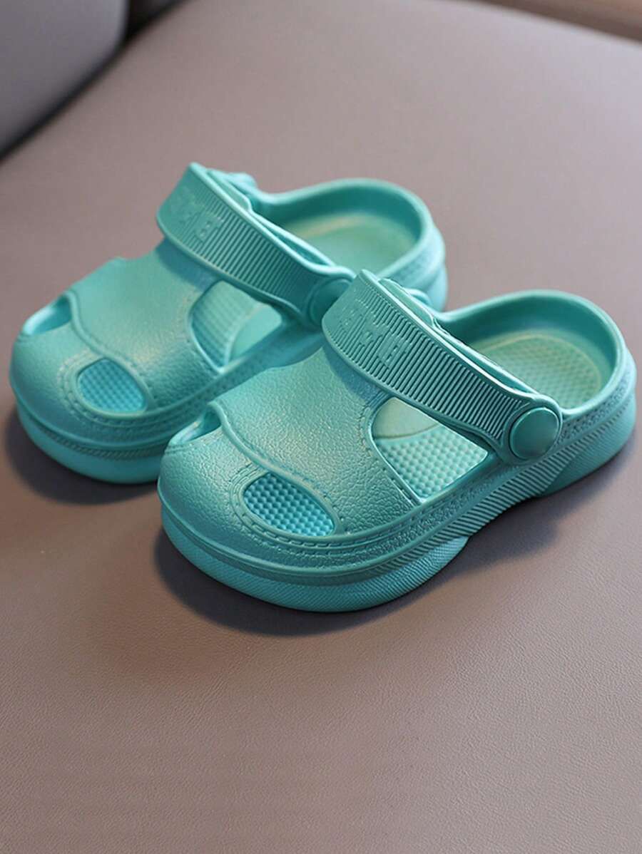 Girls Hollow Out Flat Slip-Resistant Cute Two-Wear Sandals