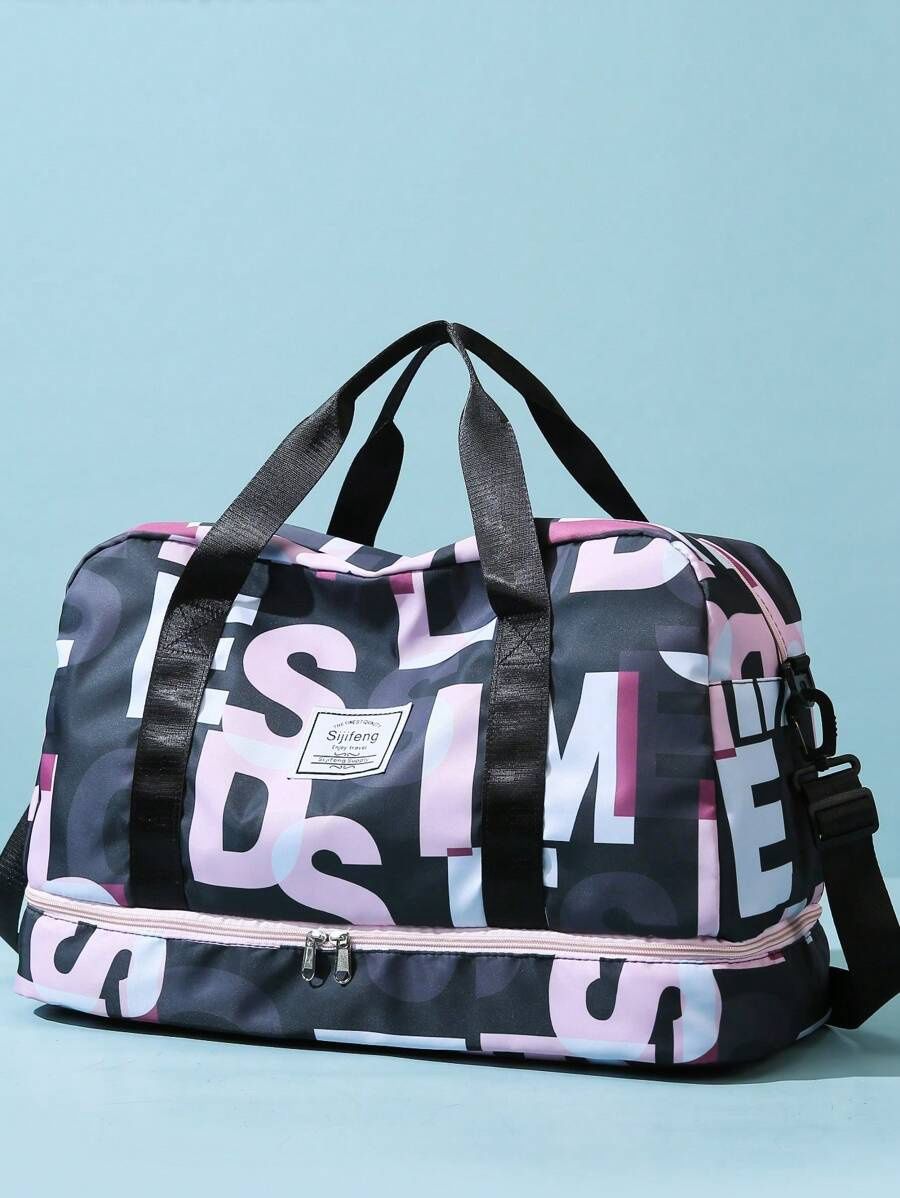 Large Capacity Travel Bag For Gym, Yoga, Training, Shoulder Or Hand Carry Bag