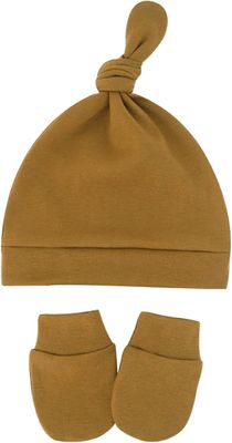Infant Hat Newborn Baby Hats 0-6 Months Baby Mittens Winter Beanie