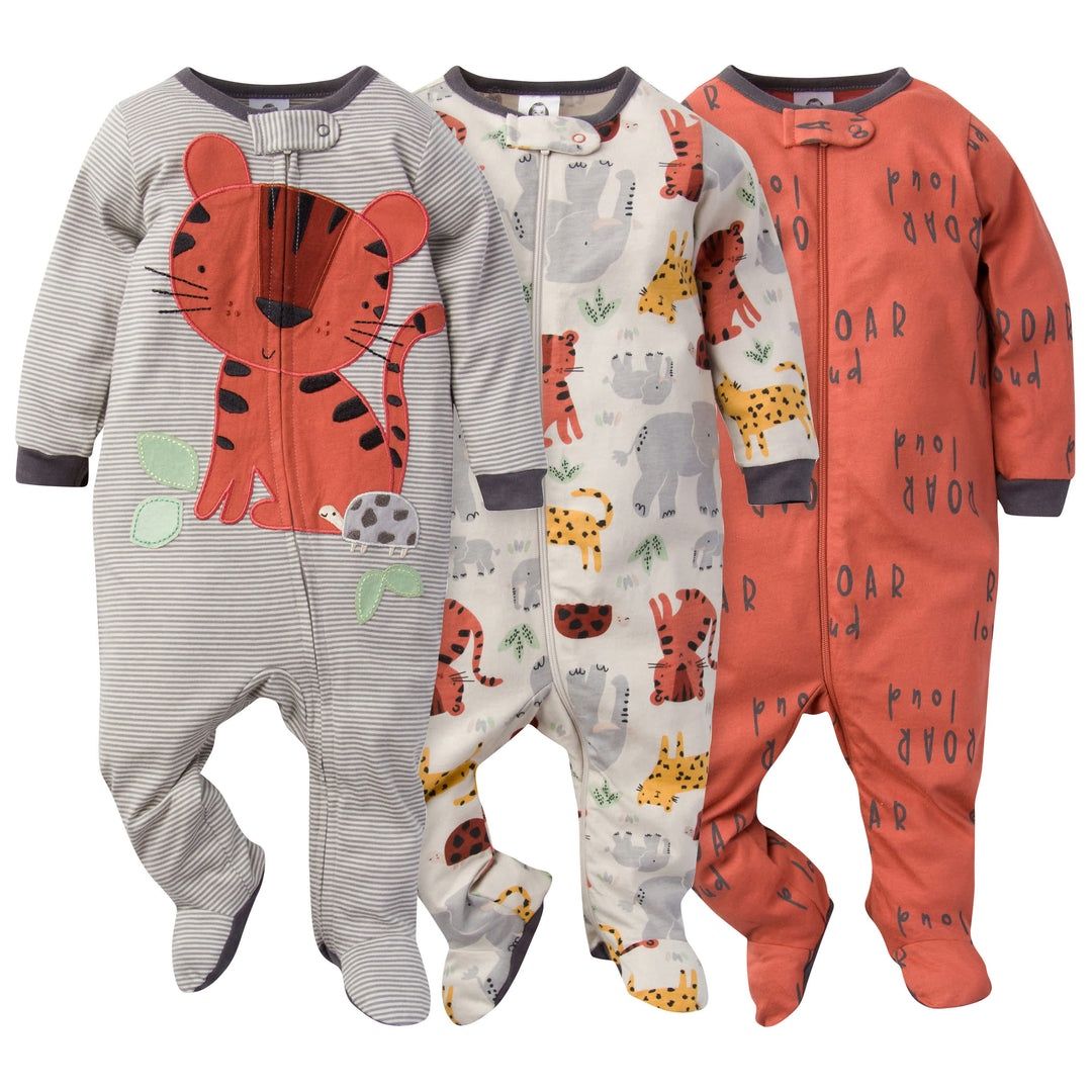 3-Pack Baby Boys Safari Sleep &#39;N Plays