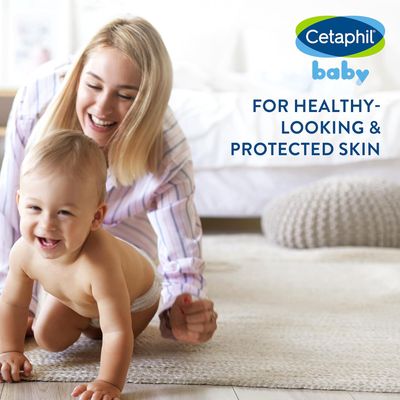 Cetaphil Baby Daily Lotion with Organic Calendula, NEW 13.5 fl oz, Vitamin E, Sweet Almond &amp; Sunflower Oils, Mineral Oil Free, Paraben Free, Dermatologist Tested, Clinically Proven for Sensitive Skin