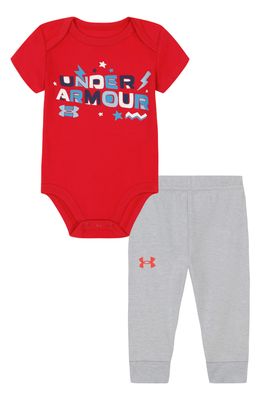 Under Armour Logo Bodysuit &amp; Joggers Set