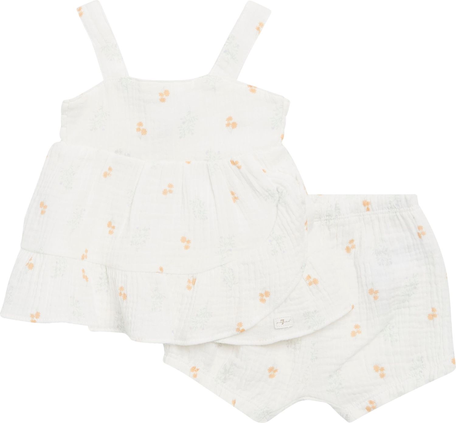 Cotton Gauze Tank &amp; Shorts Set