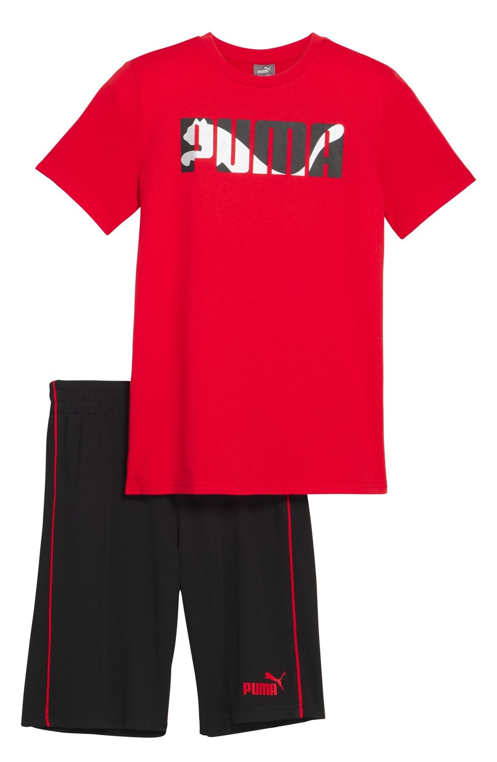 Performance T-Shirt &amp; Shorts 2-Piece Set - Red