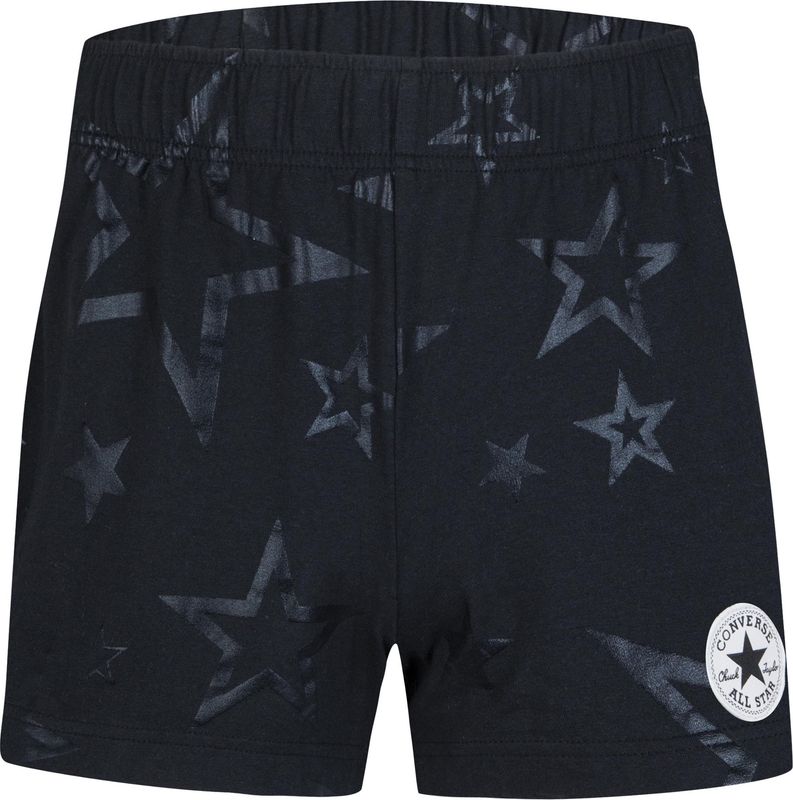 Kids' Patch Shine Pull-On Shorts - Black