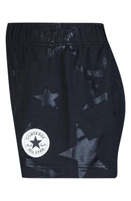 Kids' Patch Shine Pull-On Shorts - Black