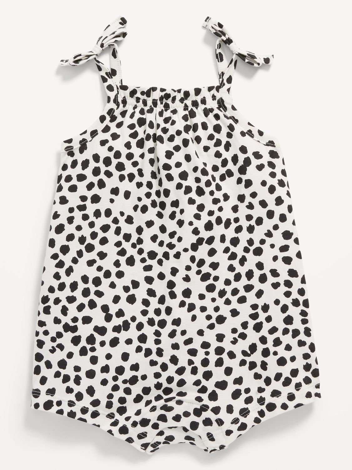 Tie-Bow One-Piece Romper for Baby Girl