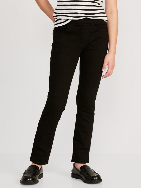 Skinny Pull-On Black Jeans for Girls