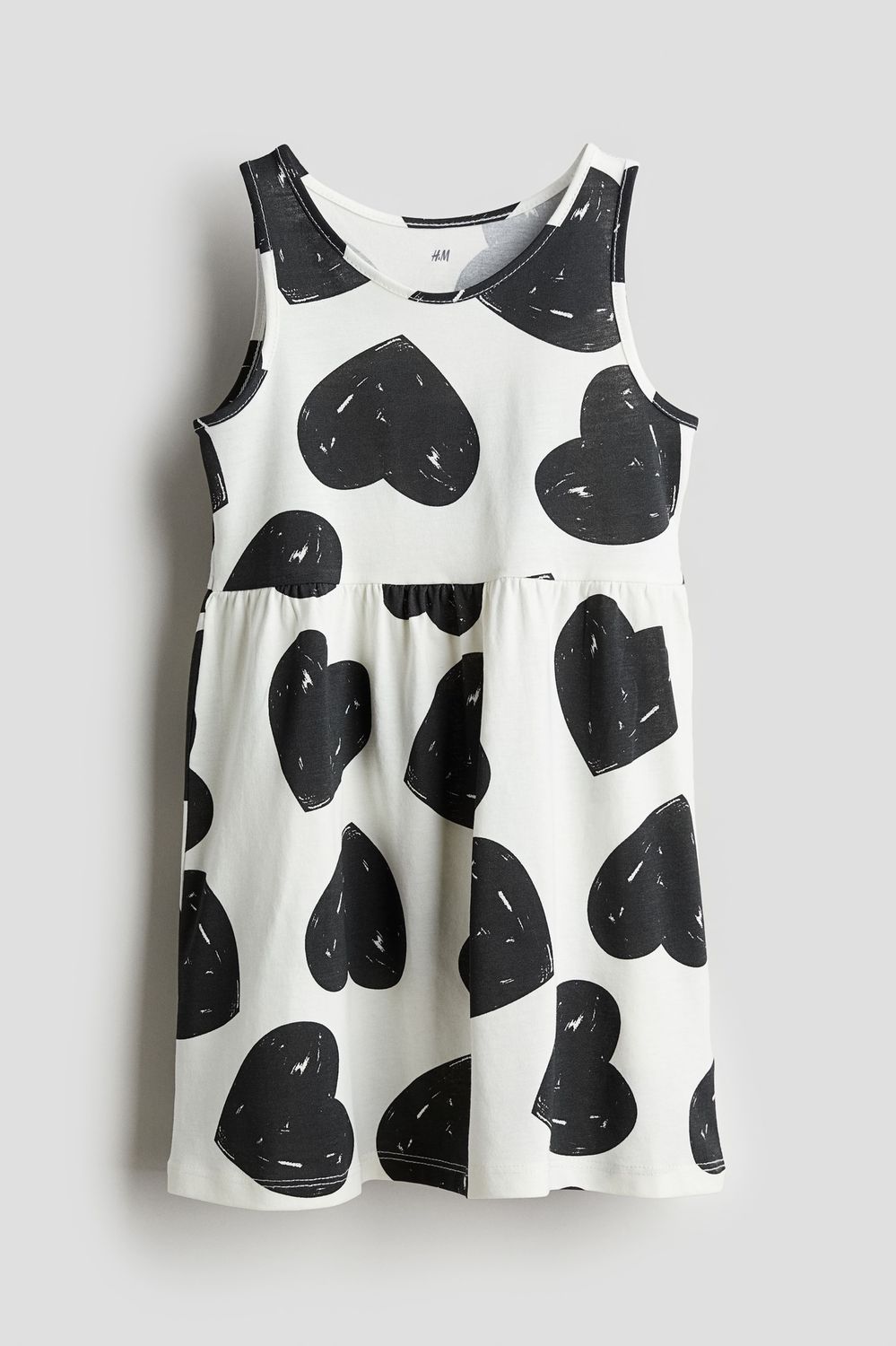 Ladybug Dress - Black hearts