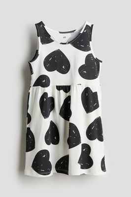 Ladybug Dress - Black hearts