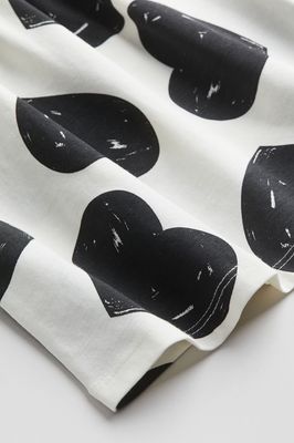 Ladybug Dress - Black hearts