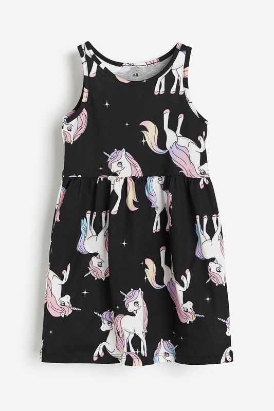 Ladybug Dress - Black Unicorn