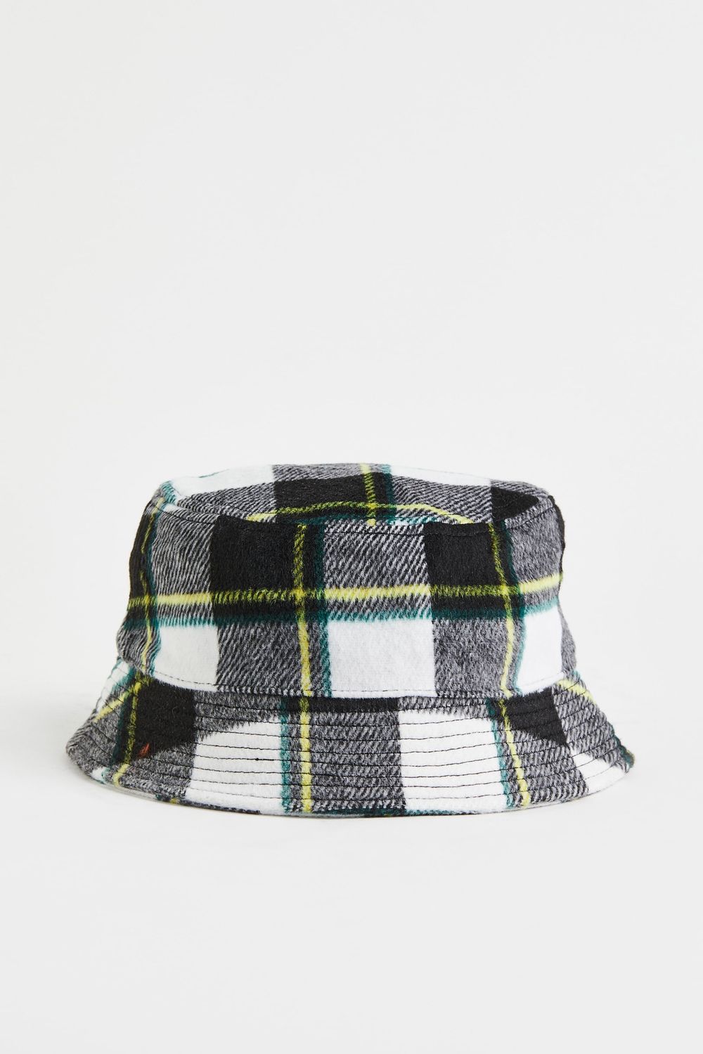 Bucket Hat - black plaid