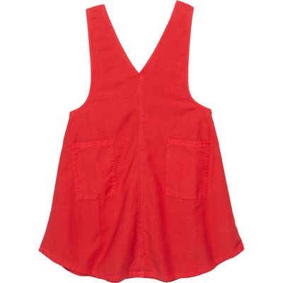 Big Girls Farleigh Dress - Sleeveless (red)