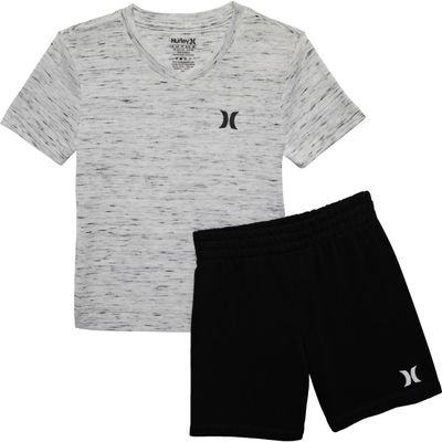 Hurley Little Boys Shirt and Knit Shorts Set - Short Sleeve