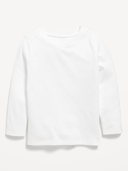Long-Sleeve T-Shirt for Toddler Girls - White
