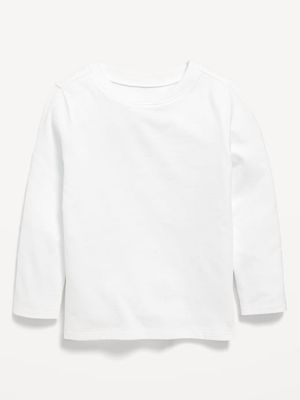 Long-Sleeve T-Shirt for Toddler Girls - White