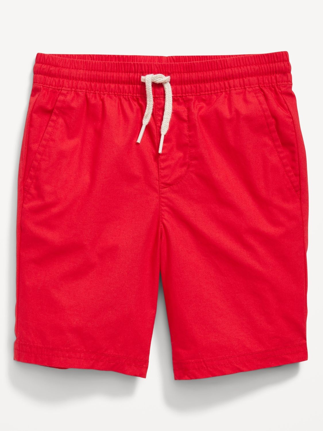 Functional-Drawstring Shorts for Toddler Boys - Red