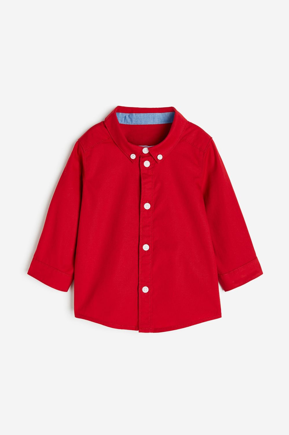 Cotton Shirt. Red