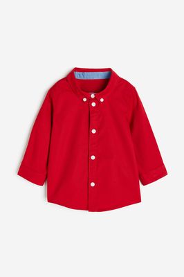 Cotton Shirt. Red
