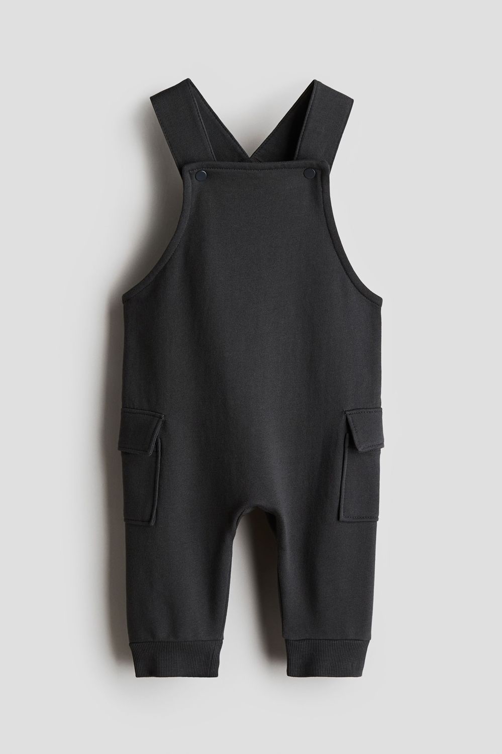 Sweatpant Overalls - Grey