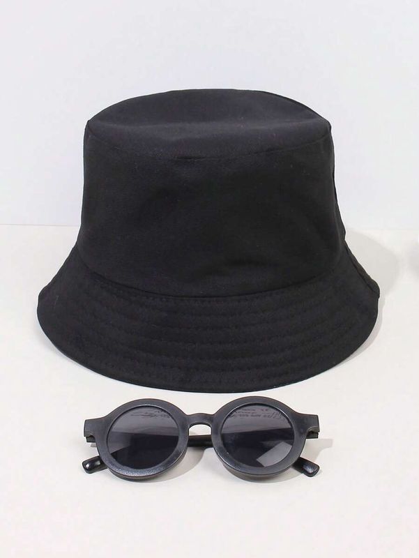 Solid Color Simple Casual Bucket Hat