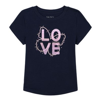 Girls&#39; ombre love sequin t-shirt
