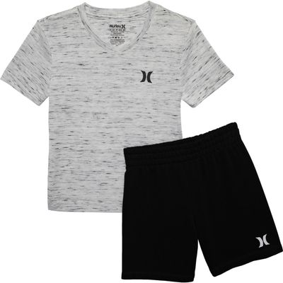 Hurley Little Boys Shirt and Knit Shorts Set - Short Sleeve, Size: 4T