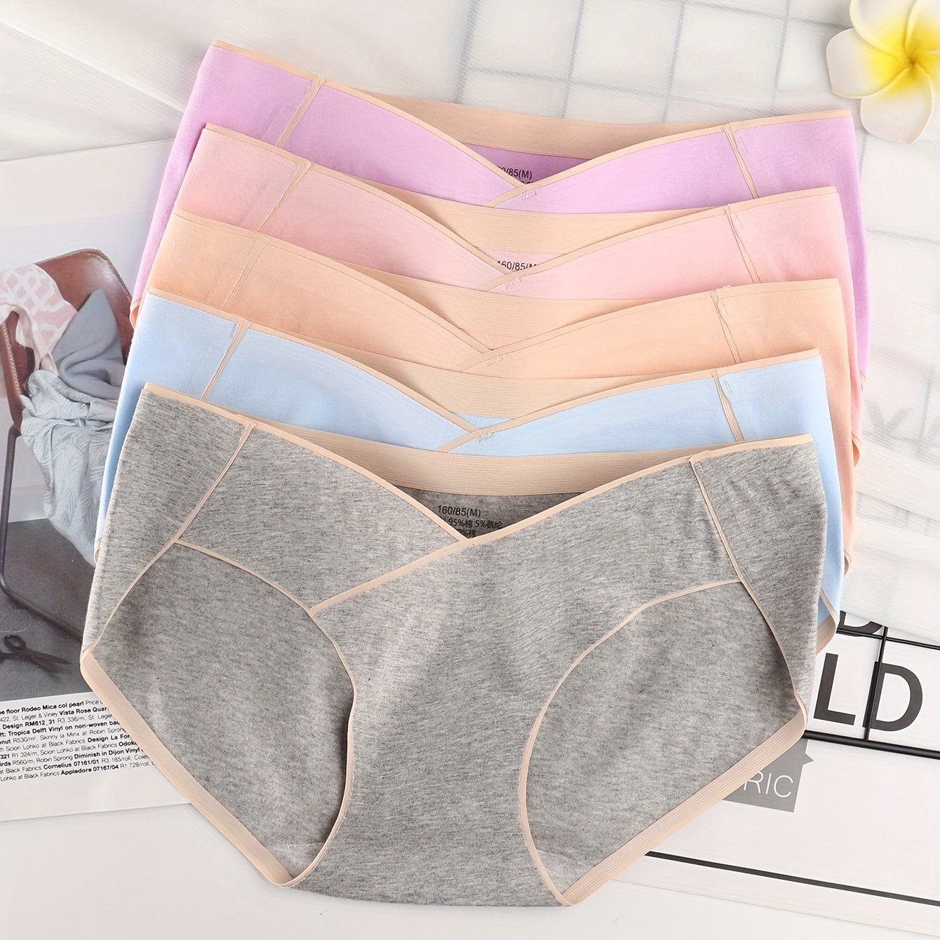 Maternity Cotton Underwear - Varied Colours, Size: Small