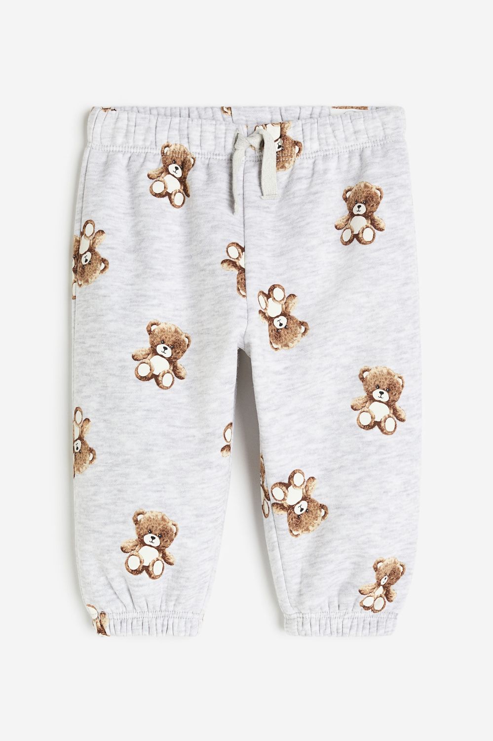H&M Boys Joggers, Style: Light Grey/Teddy, Size: 9-12M