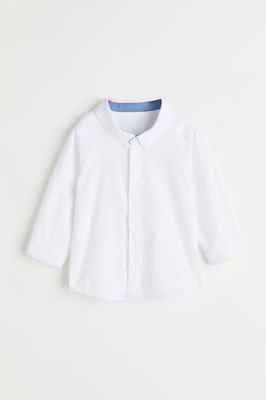 H & M Cotton Shirt - White