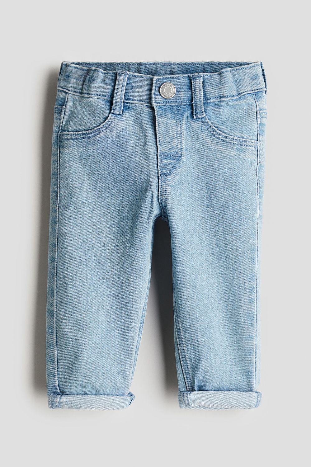 H &amp; M Skinny Fit Jeans - Light denim, Size: 4-6M