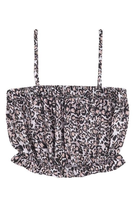 PLAY SIX Kids' Leopard Crop Top (Little Kid)