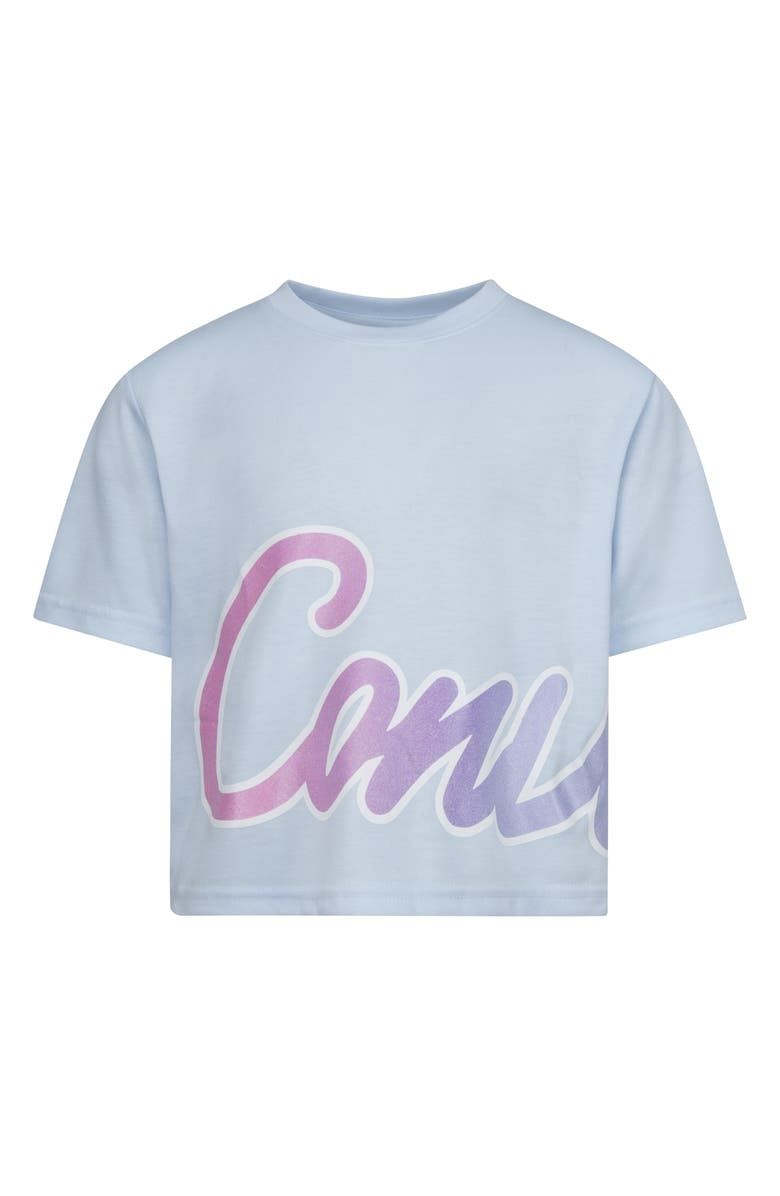 Converse Kids&#39; Glitter Script Logo Graphic T-Shirt (Little Kid), Size: 6