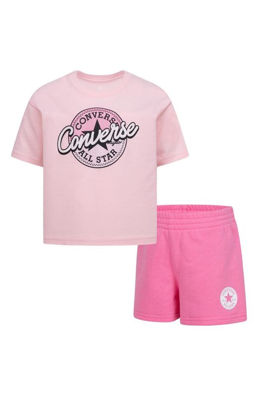 Converse Kids' Graphic T-Shirt & Pull-On Shorts (Kids)