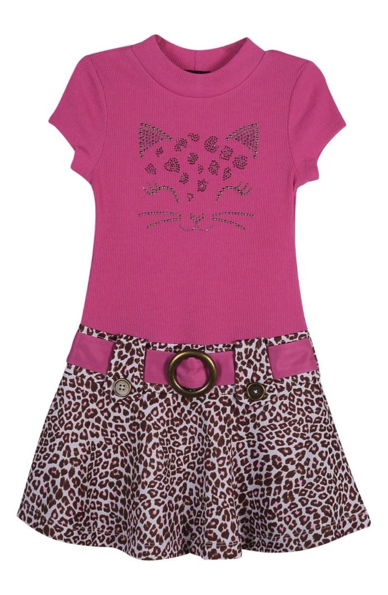 Zunie Kids&#39; Ribbed Cat Dress (Little Kid), Size: 5T