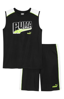 PUMA Kids&#39; Muscle Tank &amp; Shorts Set (Big Kid)