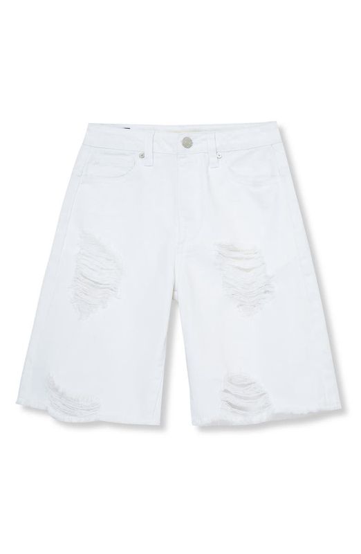 Habitual Kids Kids' Distressed Wide Leg Bermuda Shorts (Big Kid)