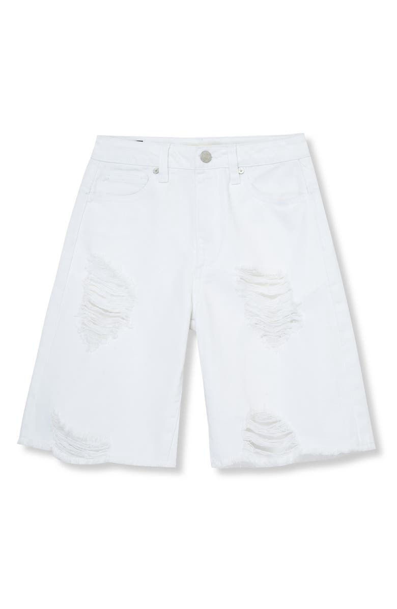 Habitual Kids Kids' Distressed Wide Leg Bermuda Shorts (Big Kid), Size: 7-8