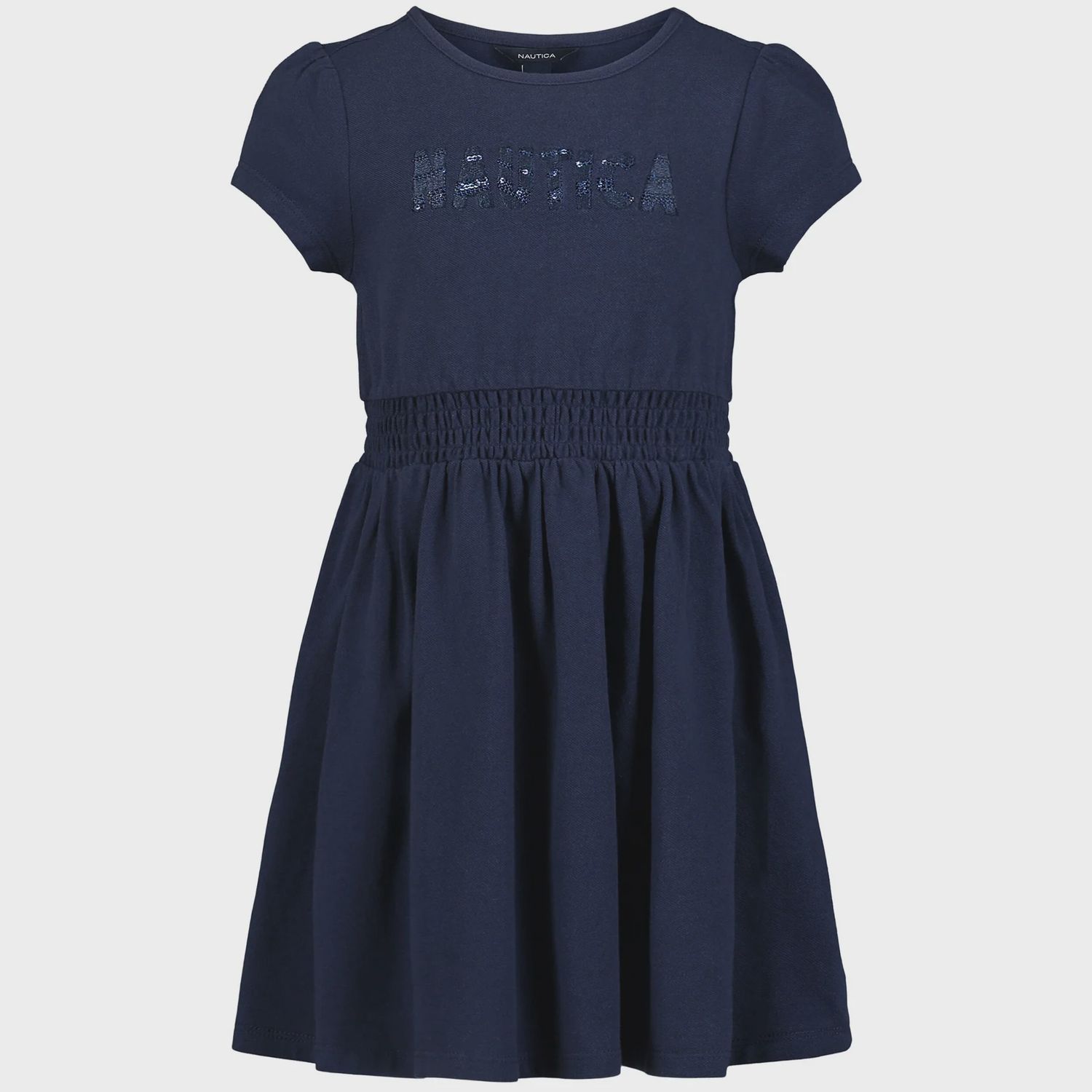 Nautica Little Girls' Smocked Waist Dress, Size: US 5