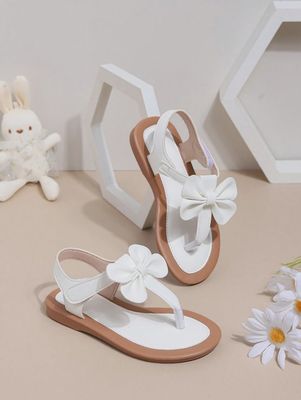 Cute Bowknot Girls' Princess Flat Sandals