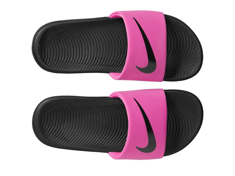 Nike Kawa Slide Sandal - Pink/Black, Size: 3 Youth ( 8 years)