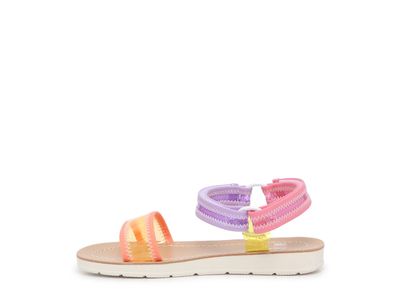 Girl&#39;s Alex Sandal  - Orange/Light purple/Pink