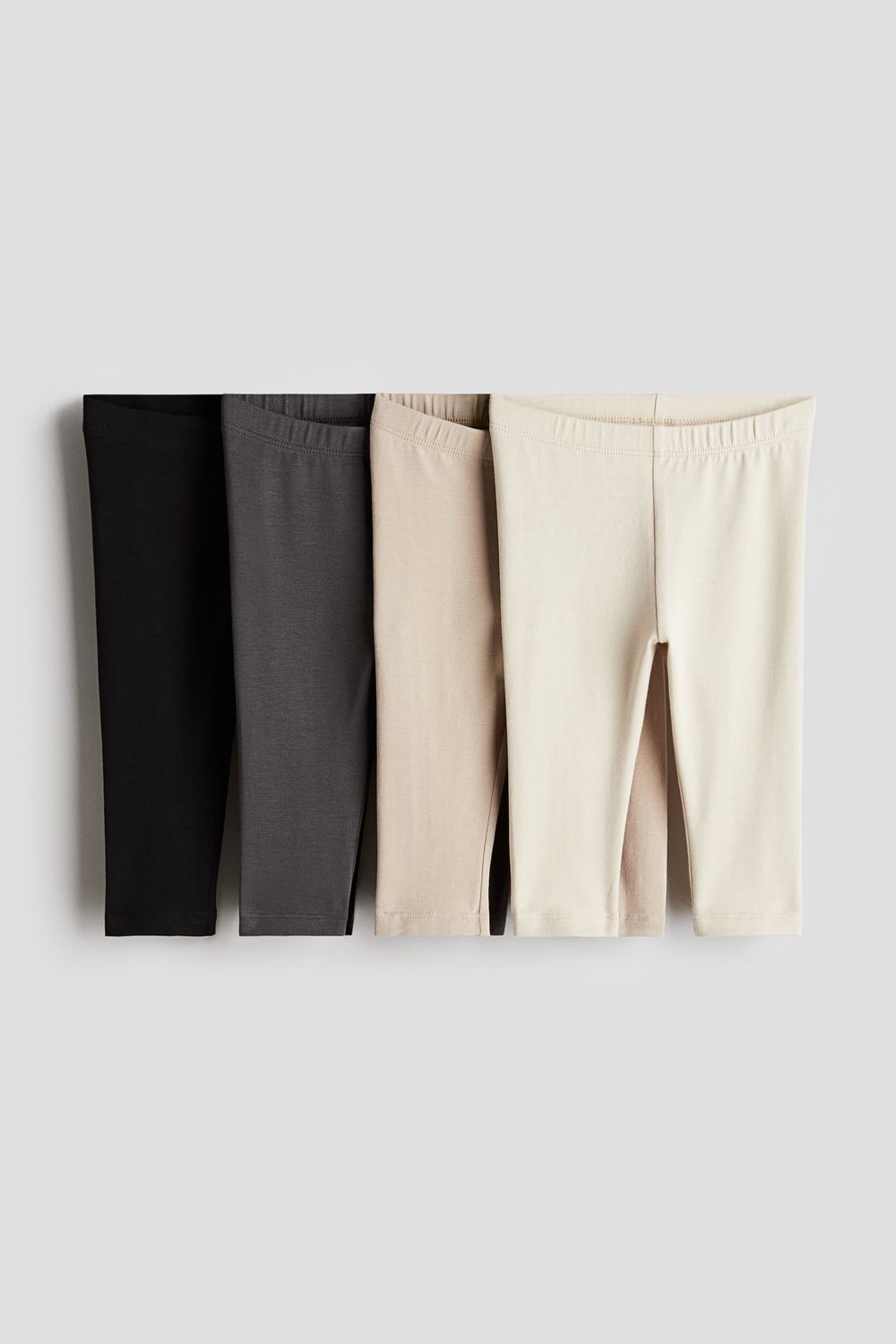 H&M Cotton Jersey Leggings, Size: 2T (1½-2Y), Color: Beige